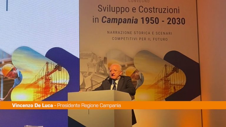 De Luca: “Necessario recuperare il 20 per cento di occupazione al Sud”