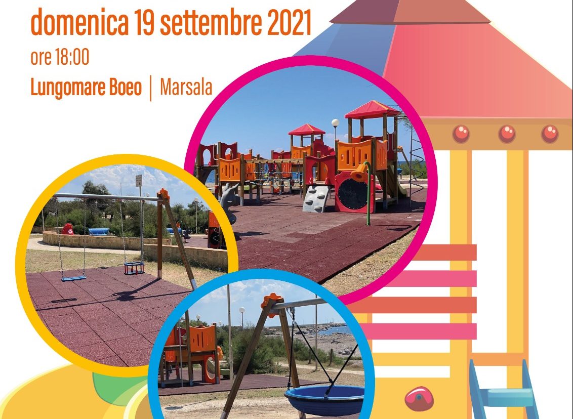 Marsala: si inaugura la nuova area giochi al Lungomare Boeo