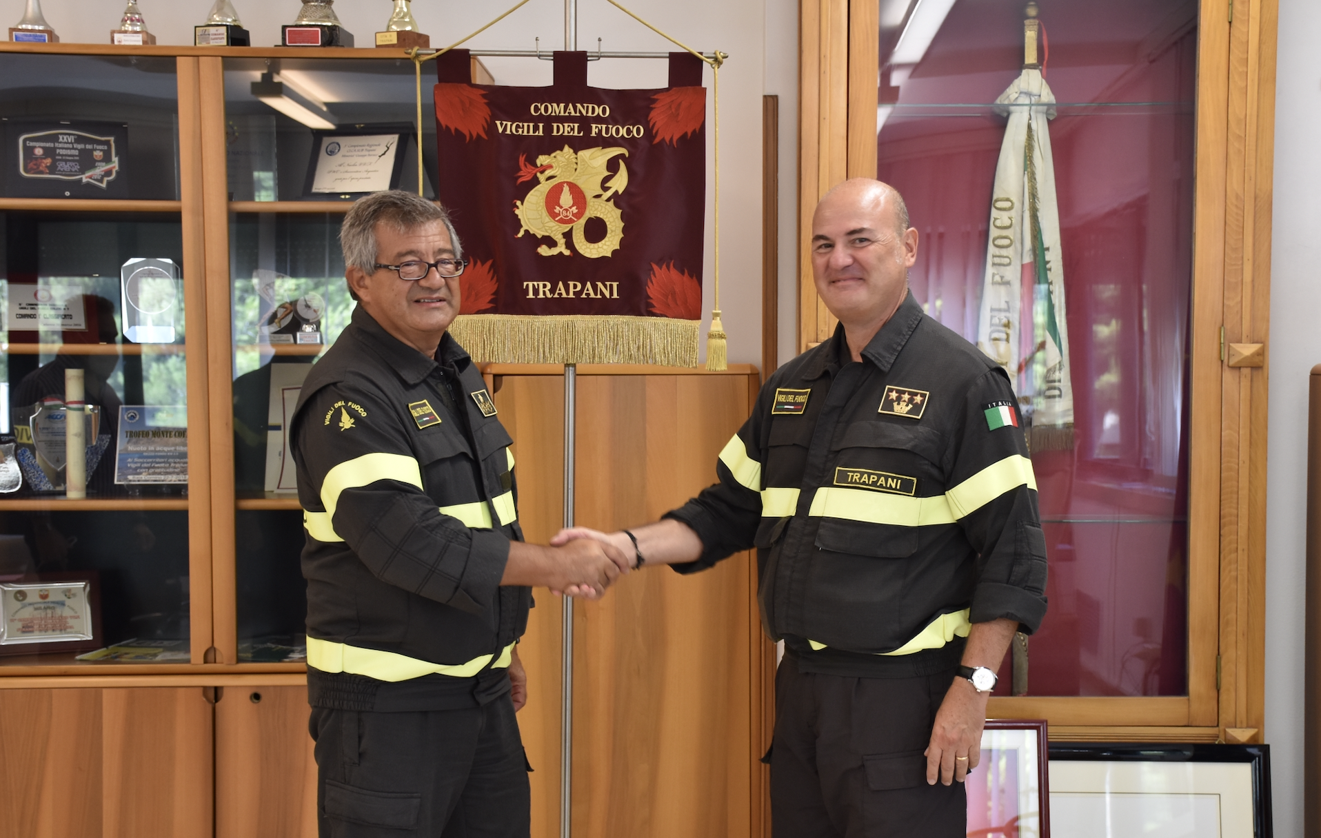 Al Comando dei Vigili del Fuoco di Trapani si insedia Michele Burgio