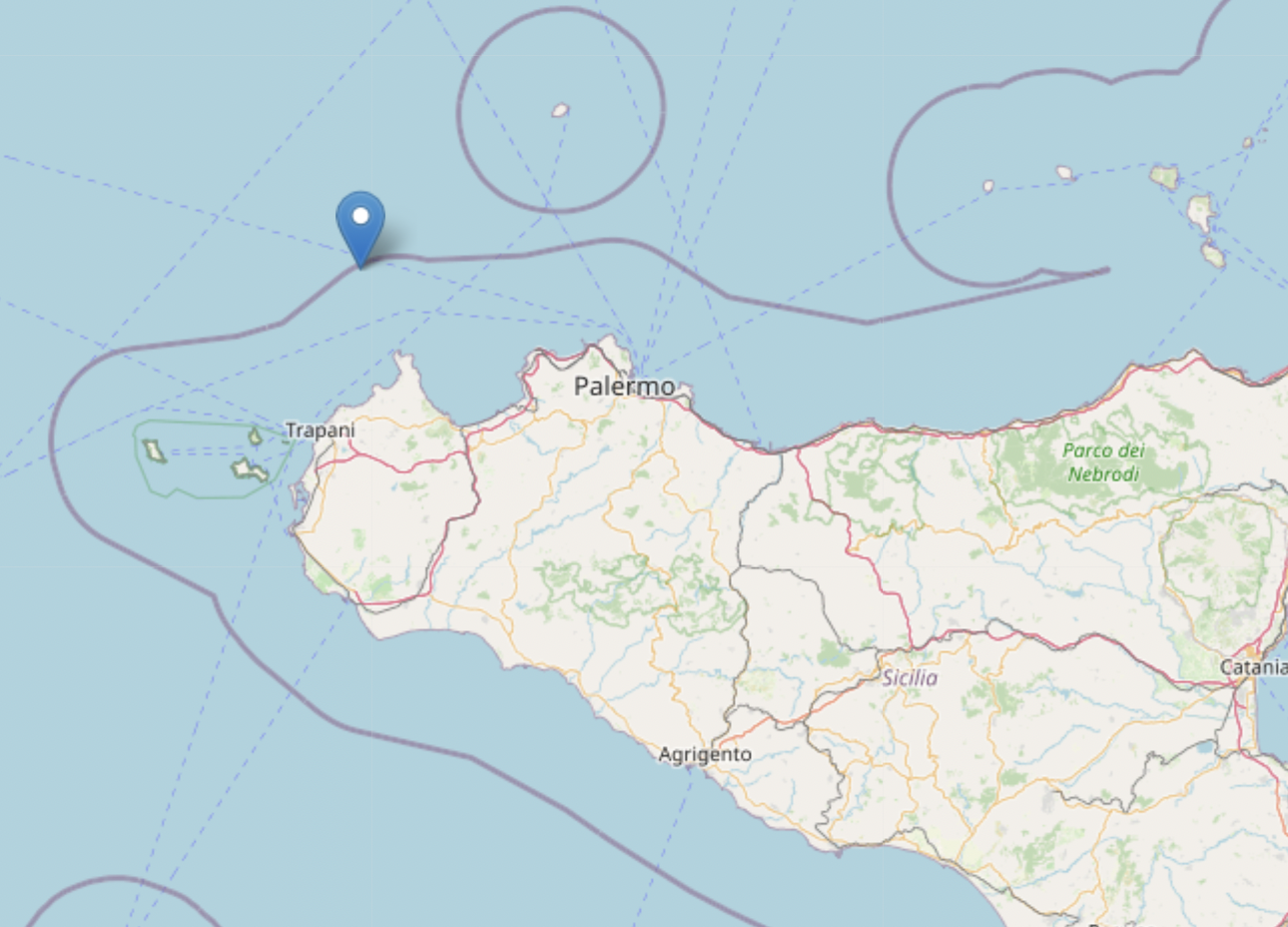 Due terremoti in pochi minuti al largo delle coste trapanesi