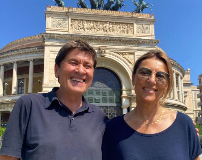 Gianni Morandi in vacanza a Palermo “Città fantastica”