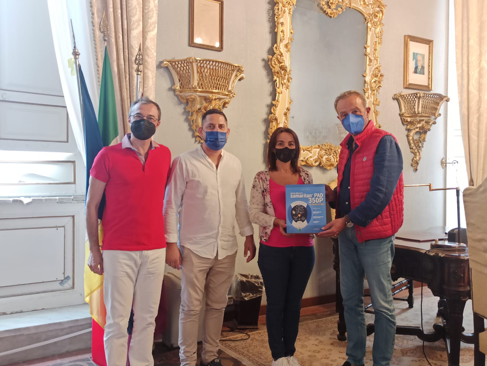 ANCoS e Confartigianato donano un defibrillatore al Comune di Trapani