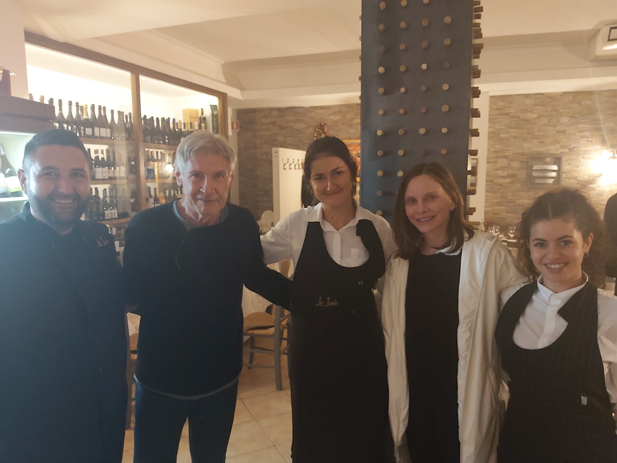 Con Ford a Marsala anche la moglie, ricordate Calista Flockhart?