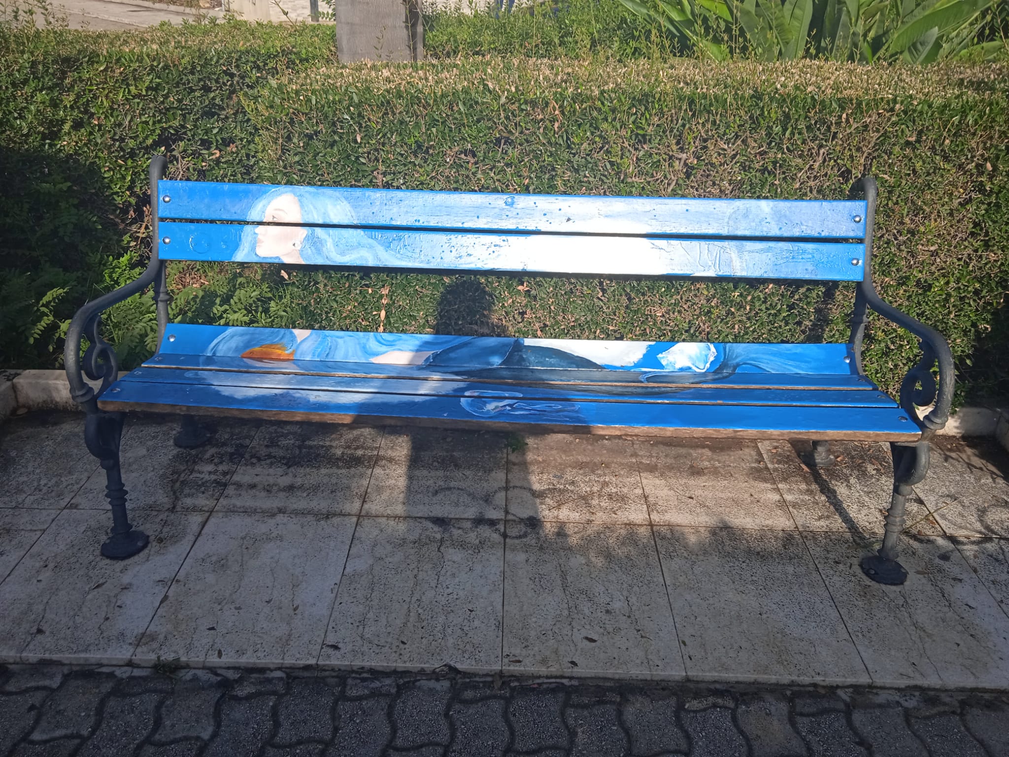 Settimana del Creato, a Trapani studenti decorano le panchine di Piazza Castiglione