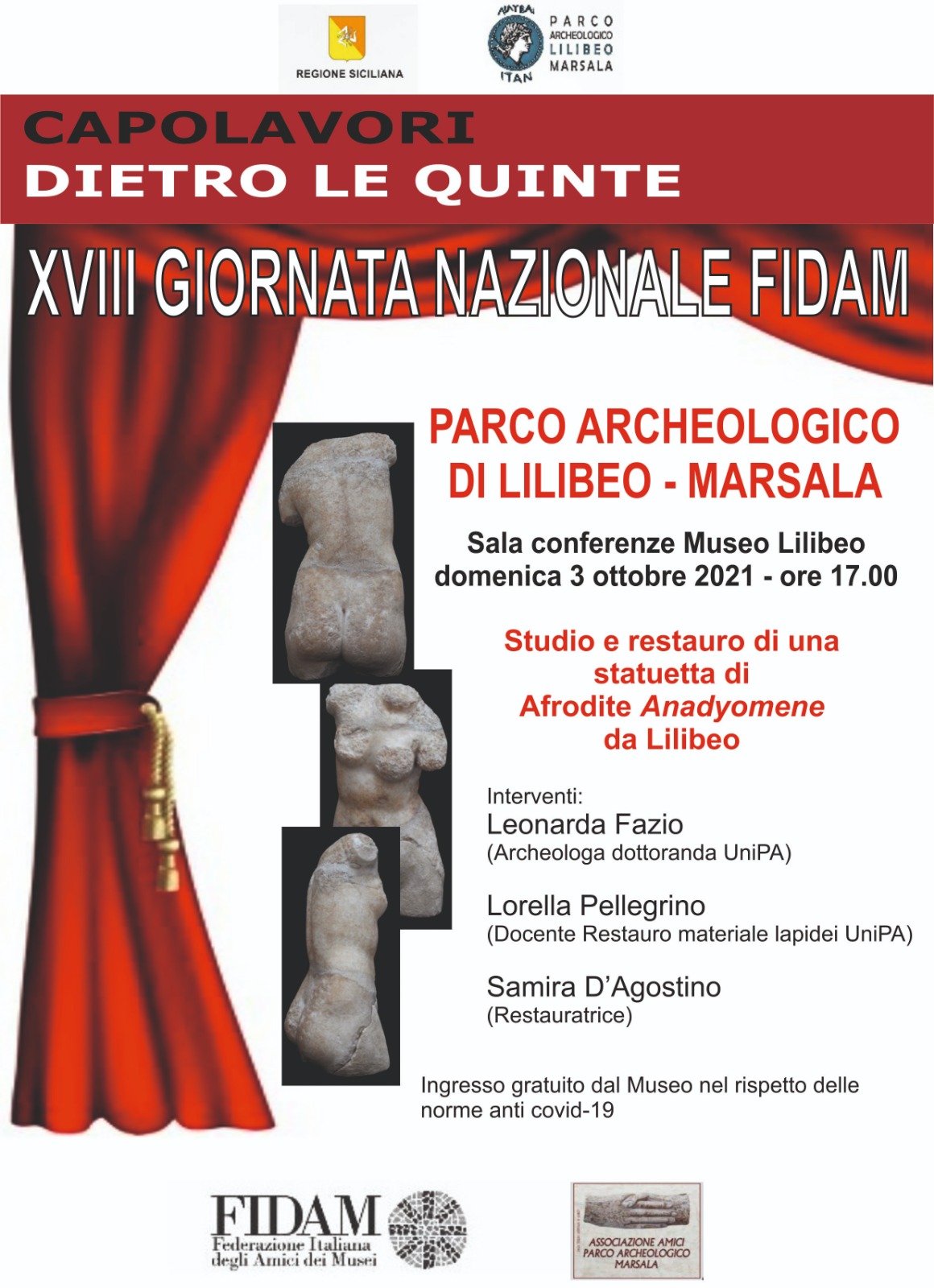 Al Parco Lilibeo incontro su “Capolavori dietro le quinte”