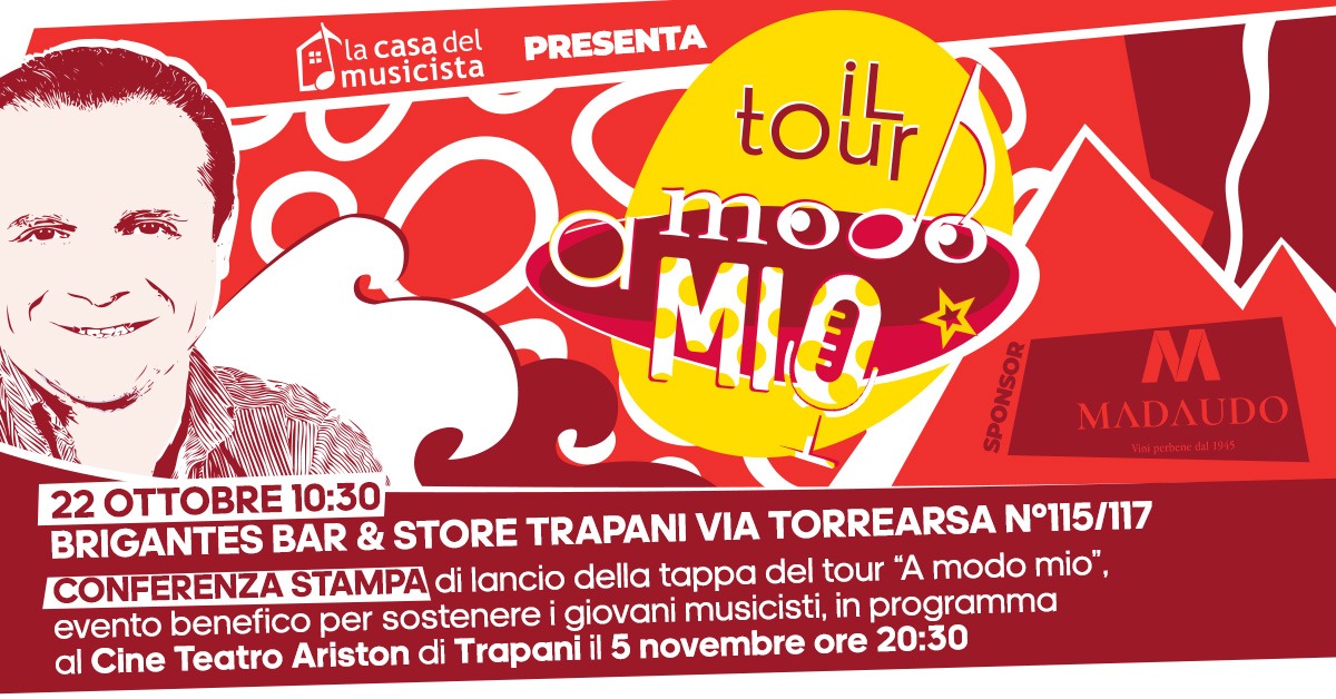 Trapani: musica e beneficienza con l’evento “A modo mio”