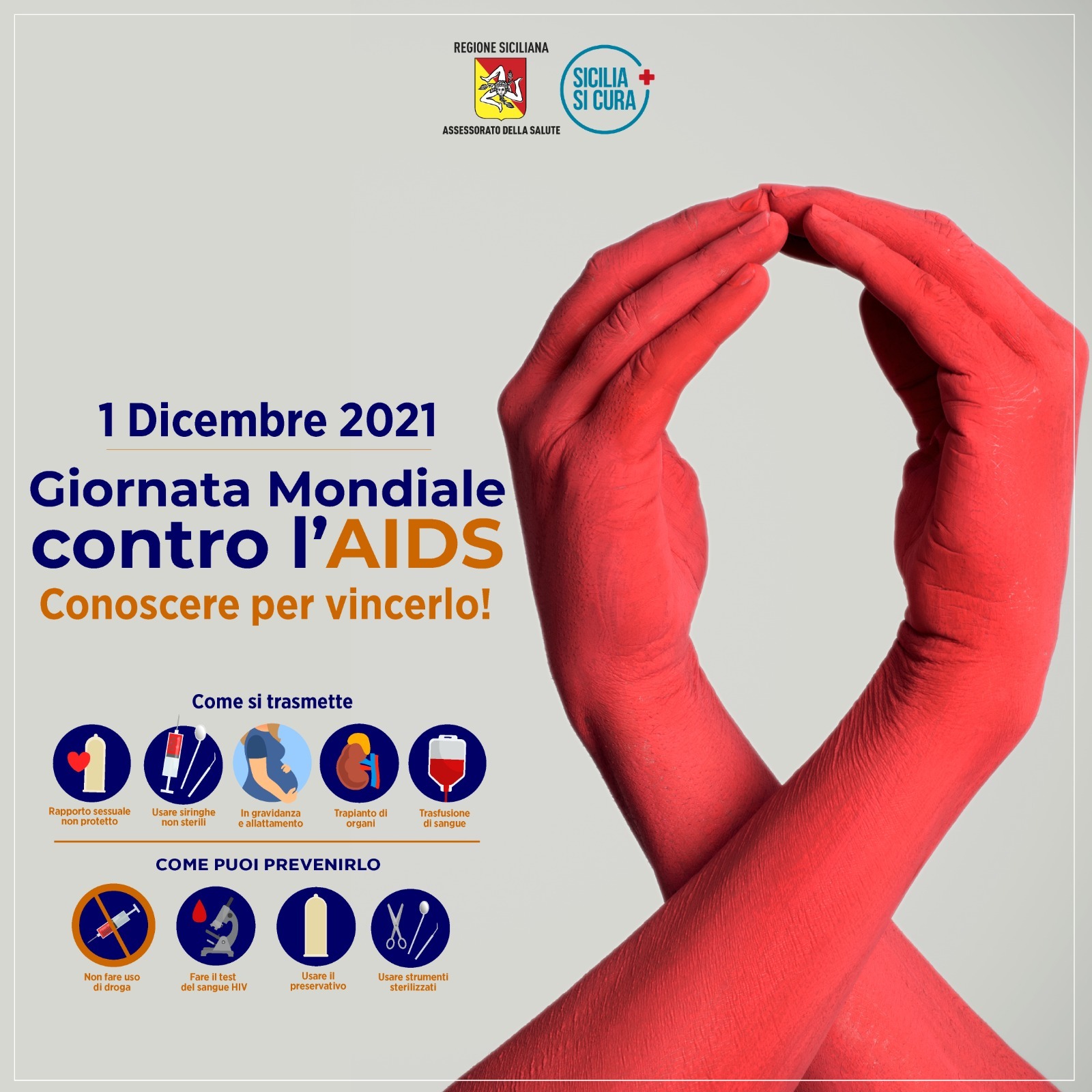 Giornata Mondiale contro l’Aids, convegno a Marsala con test HIV e screening