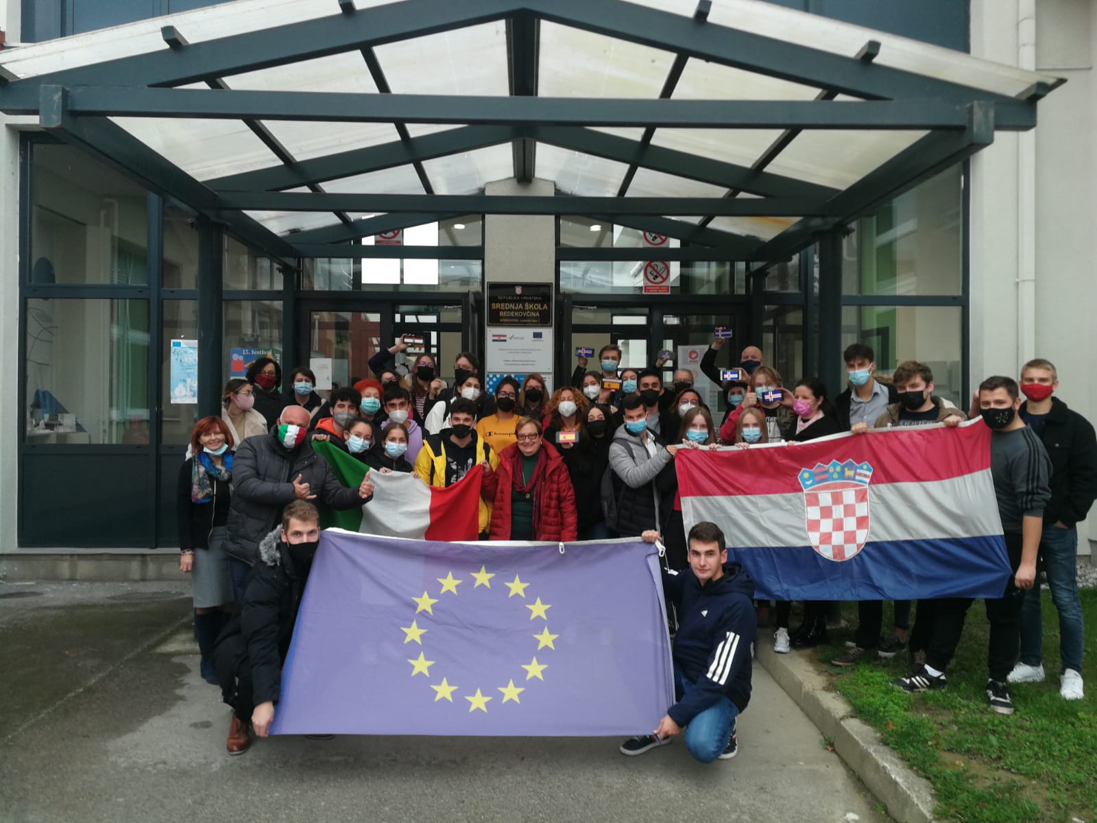 Alunni del Pascasino in Croazia con Erasmus per inclusione e sostenibilità