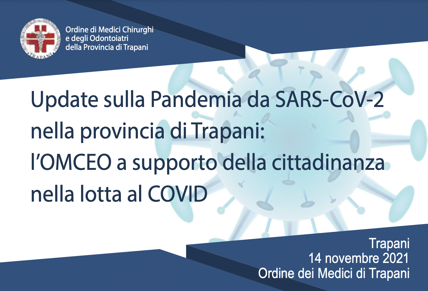 L’Ordine dei Medici trapanesi incontra i cittadini per parlare di Covid, vaccini ed effetti psicologici