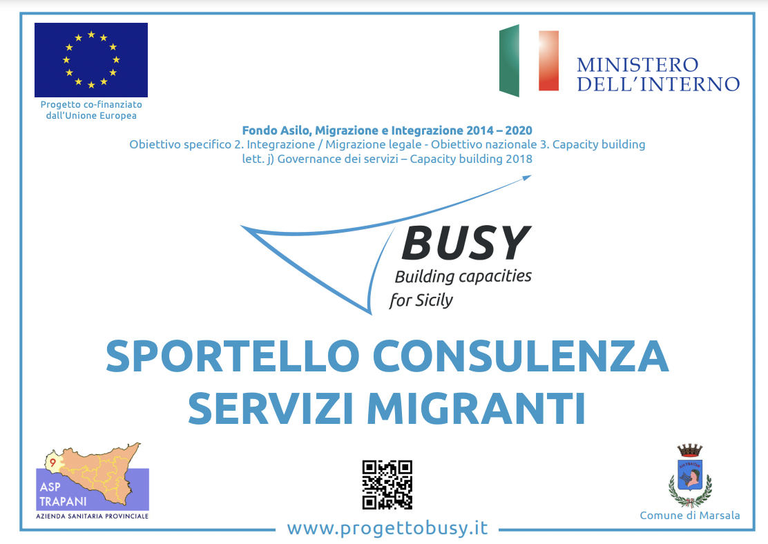Migranti, al via domani a Marsala il progetto Busy