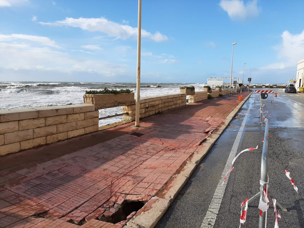 Marsala Iniziano I Lavori Di Messa In Sicurezza Del Lungomare Boeo