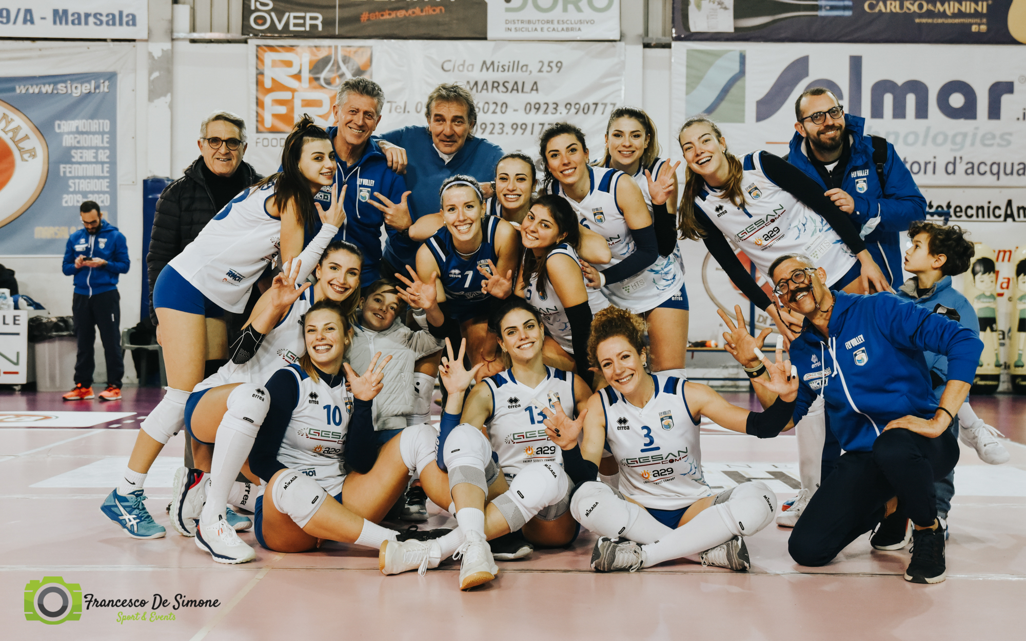 Secco 3 a 0 per la Fly Marsala Volley in casa contro il Palermo
