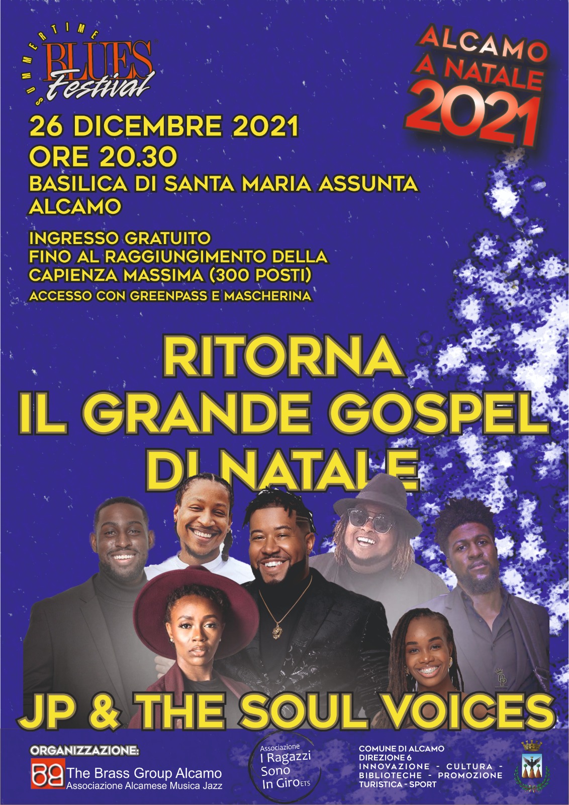 Ad Alcamo il Gospel natalizio di JP & The Soul Voices