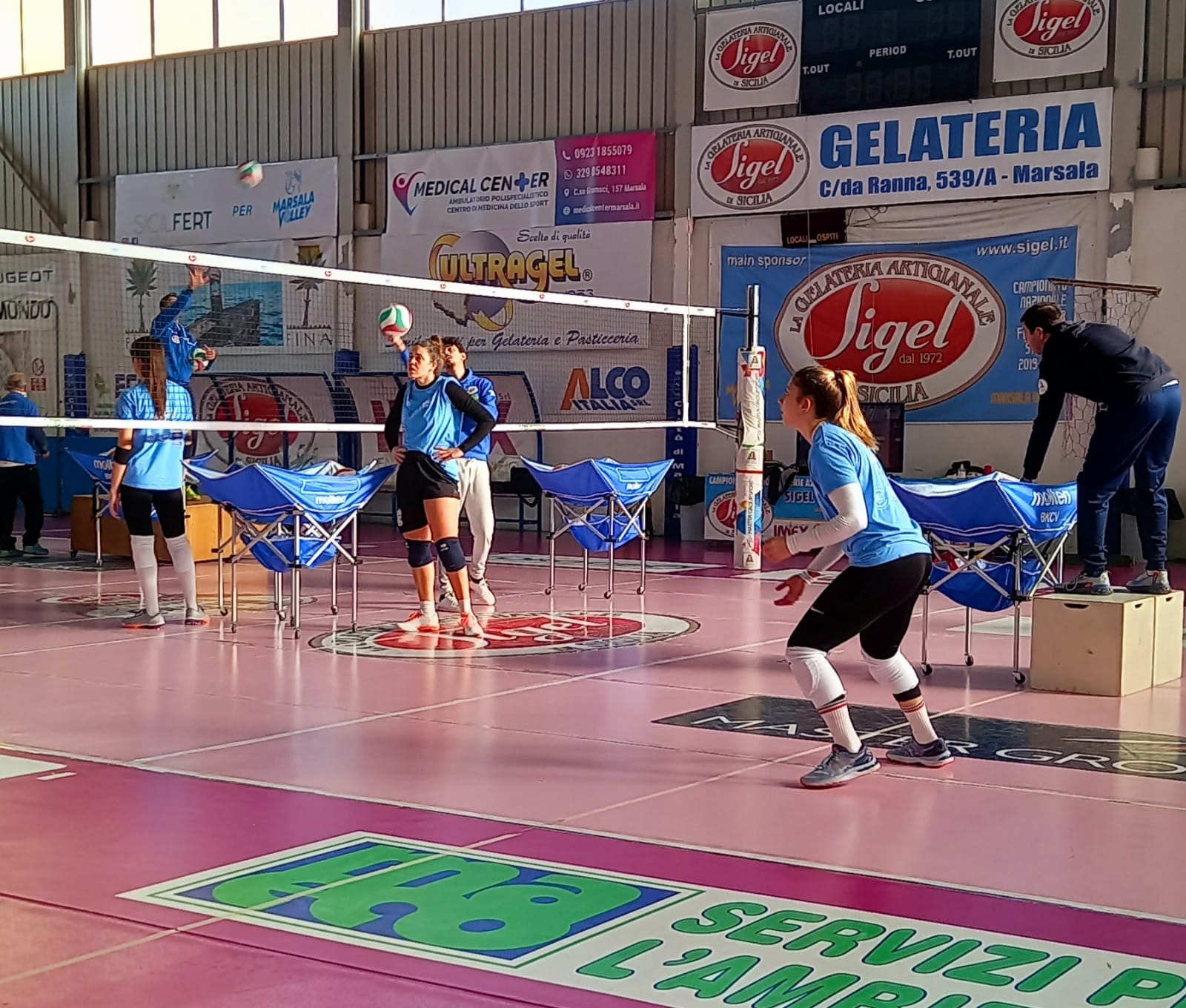 La Sigel Volley Marsala riprende l’allenamento. Spazio alla Coppa Italia A2