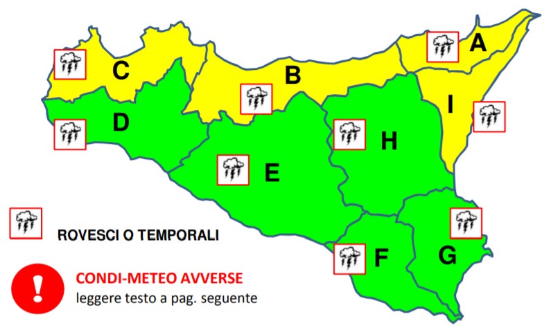 Meteo in Sicilia, ancora maltempo nel week end