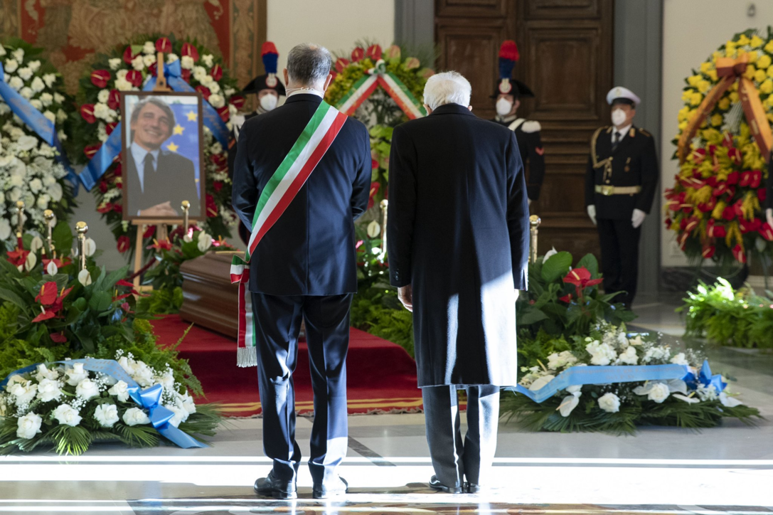 Il Campidoglio accoglie il feretro di David Sassoli. VIDEO