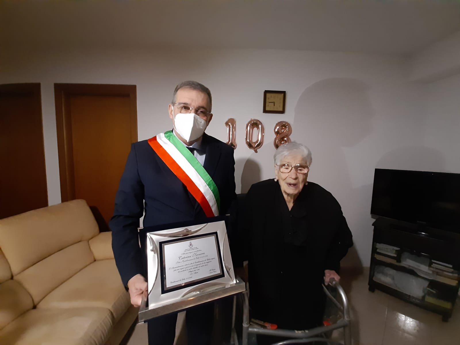 Castellammare: Caterina Navarra a 108 anni tra le più longeve d’Italia