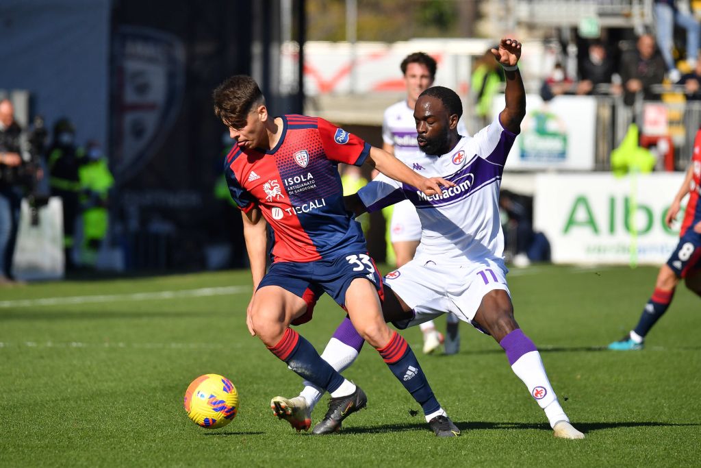 Cagliari-Fiorentina 1-1, sardi raggiunti dai viola in dieci