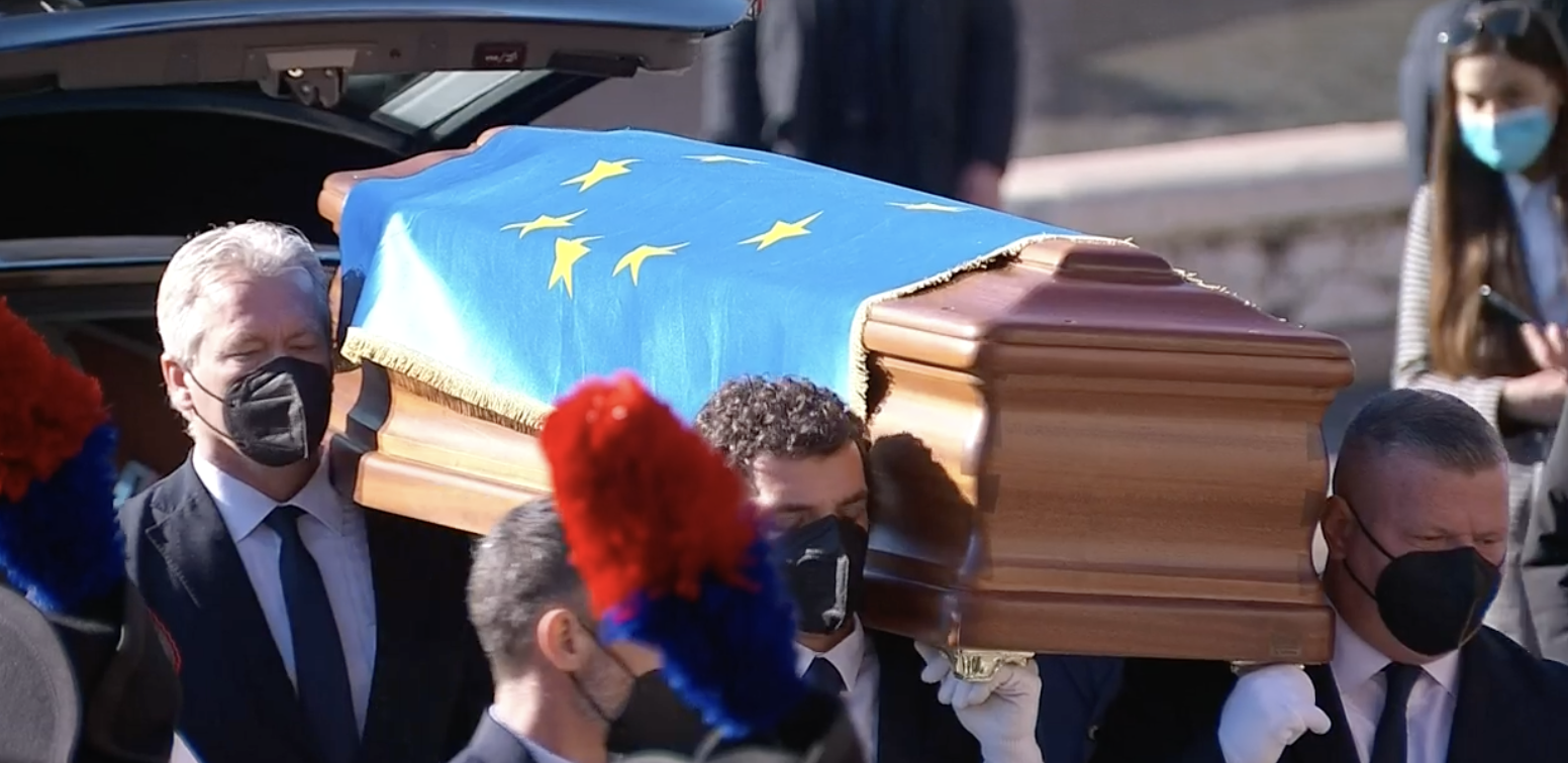 I funerali di David Sassoli, diretta da Santa Maria degli Angeli