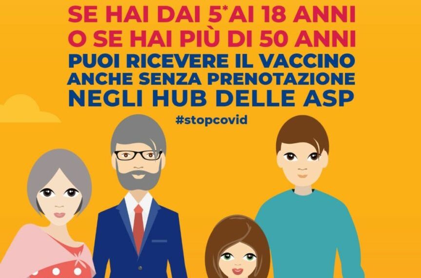 Vaccini in Sicilia, open day nel week end per over 50 e under 18