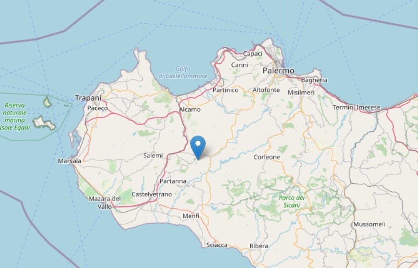 Terremoto nel Belice: lievi scosse tra Salaparuta e Poggioreale