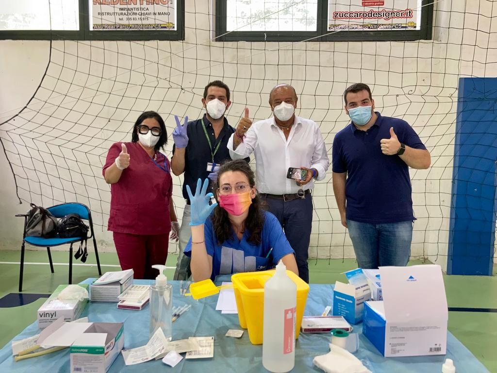 A gennaio 87 mila vaccini eseguiti dal personale della Fiera di Palermo