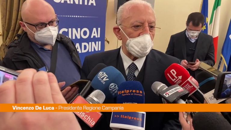 Ucraina, De Luca: “No alle bombe contro la popolazione”