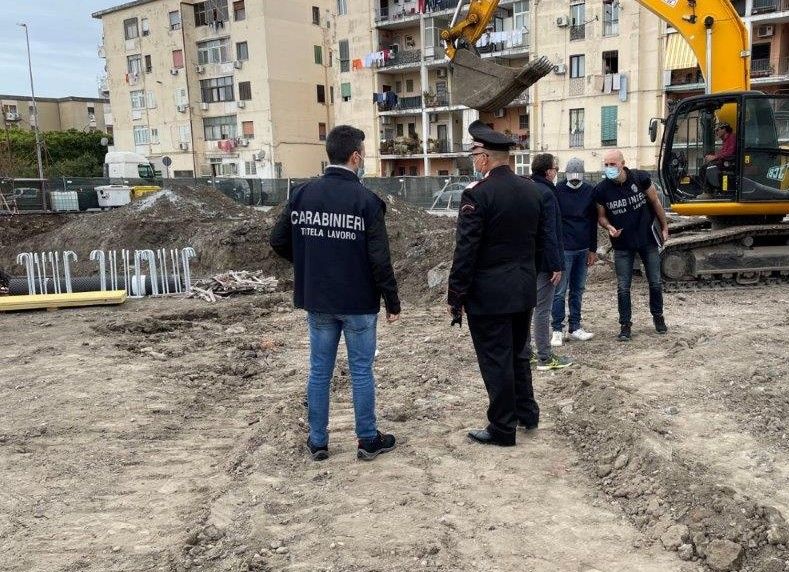 Blitz nei cantieri edili di Palermo e provincia, 10 denunce e multe