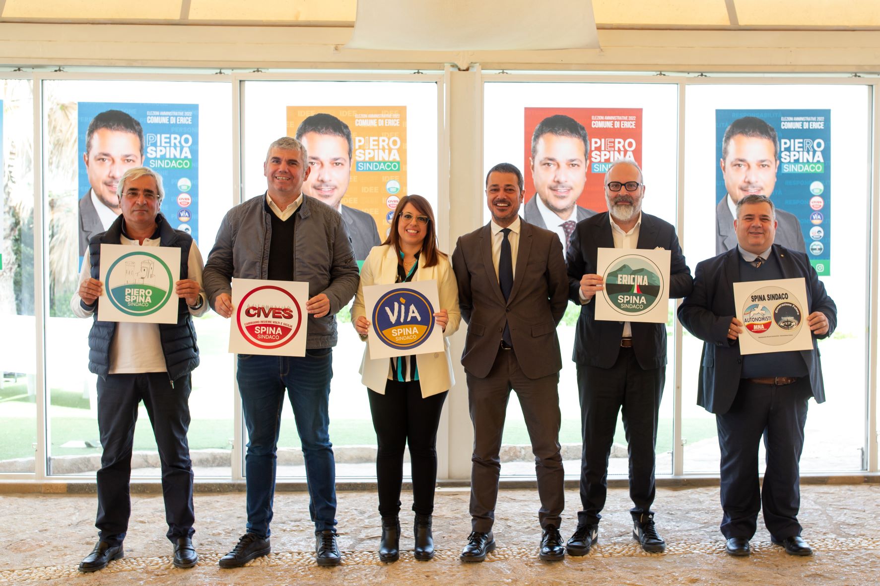 Erice: tutte le liste a sostegno del candidato sindaco Piero Spina