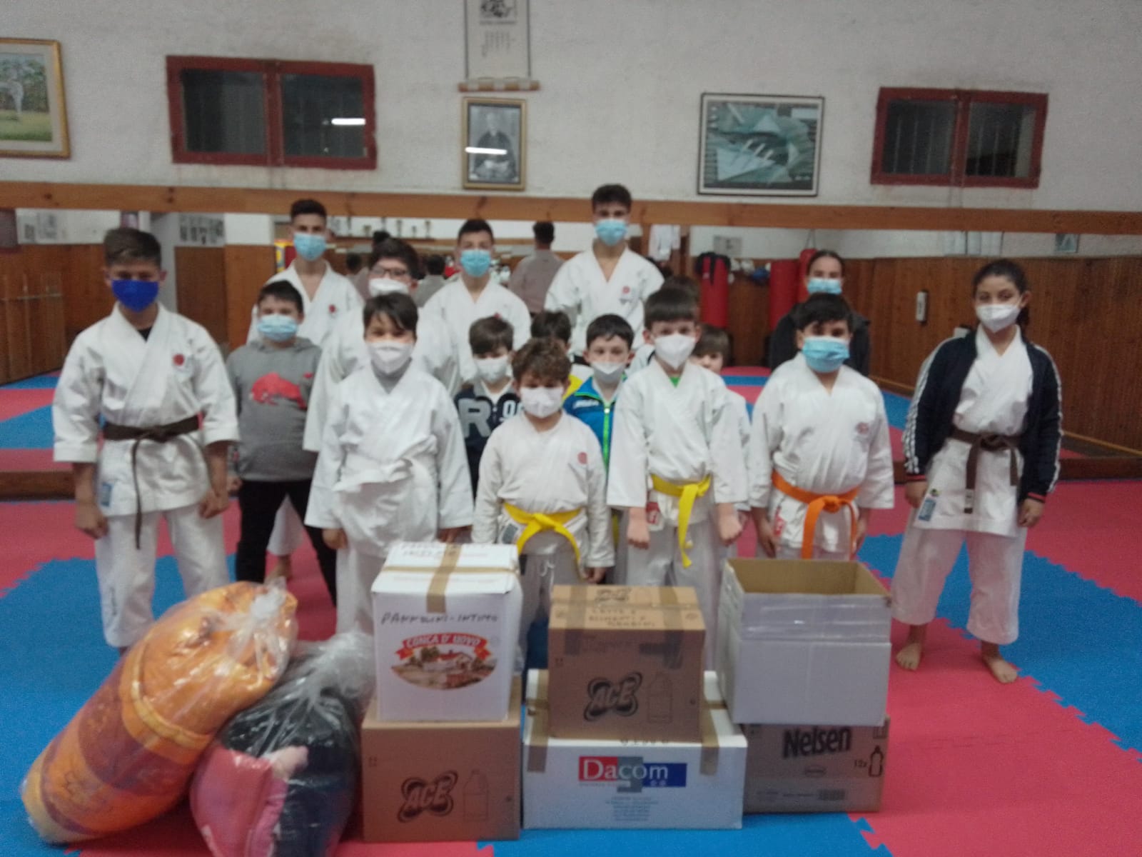 La Shotokan Karate dona ogni settimana al centro di raccolta per l’Ucraina