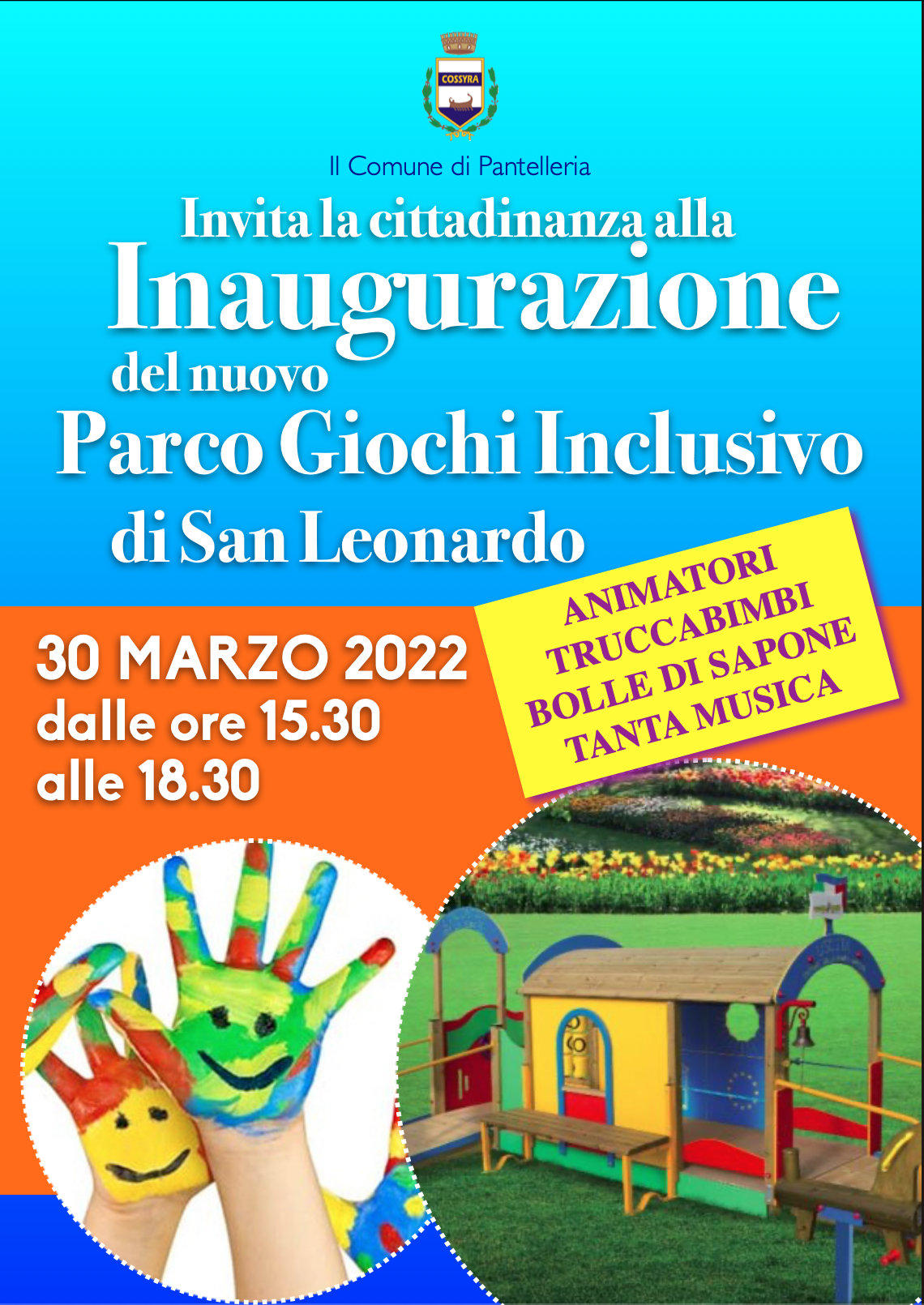 Pantelleria: si inaugura il nuovo Parco Giochi Inclusivo di San Leonardo