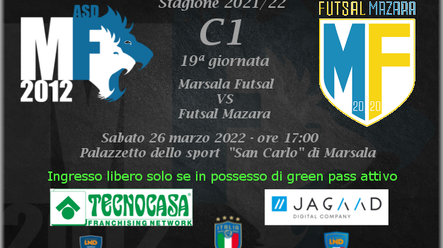 C1: Marsala Futsal scende in campo contro il Mazara