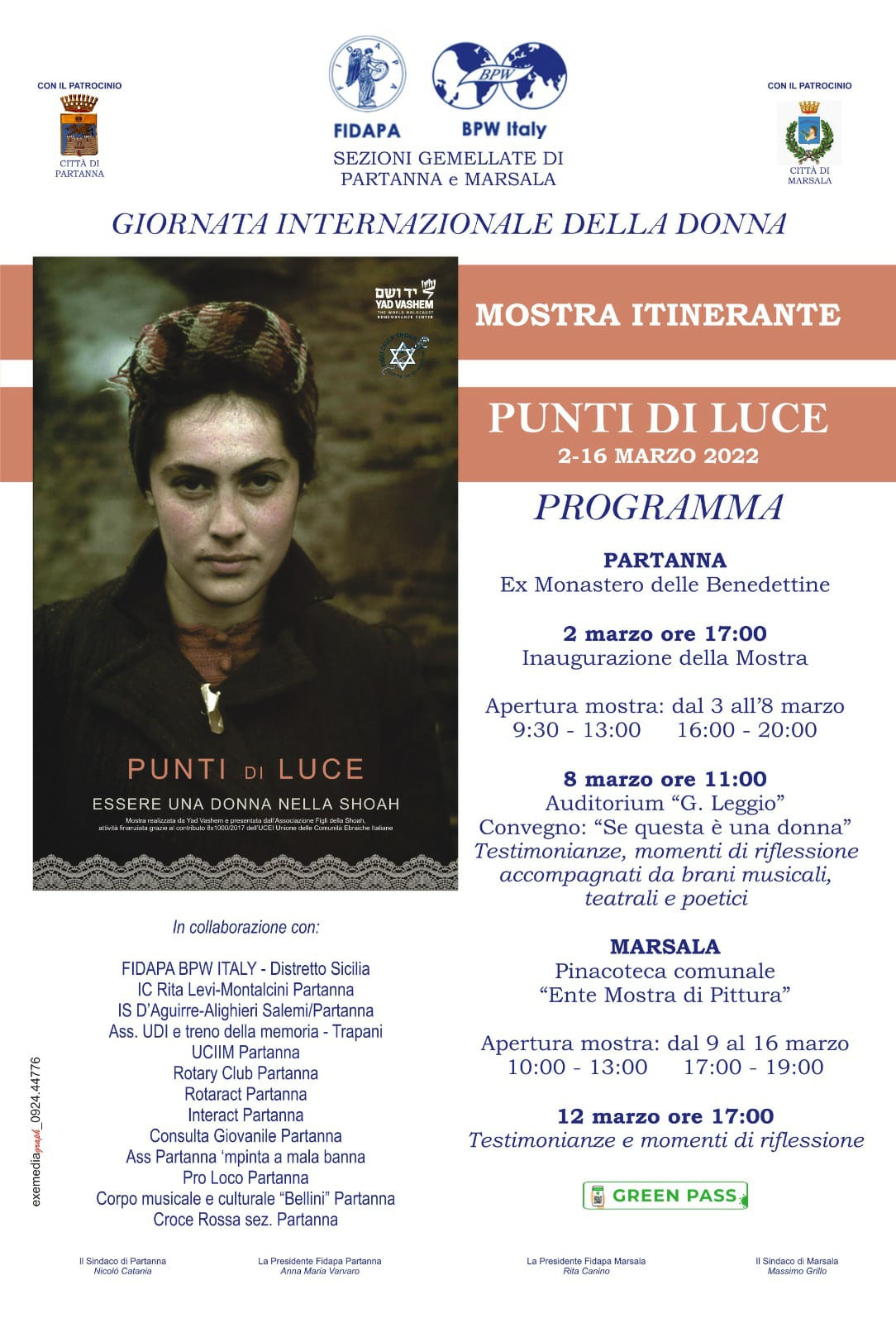 Punti di luce, mostra della Fidapa a Palazzo Fici sabato 12 marzo
