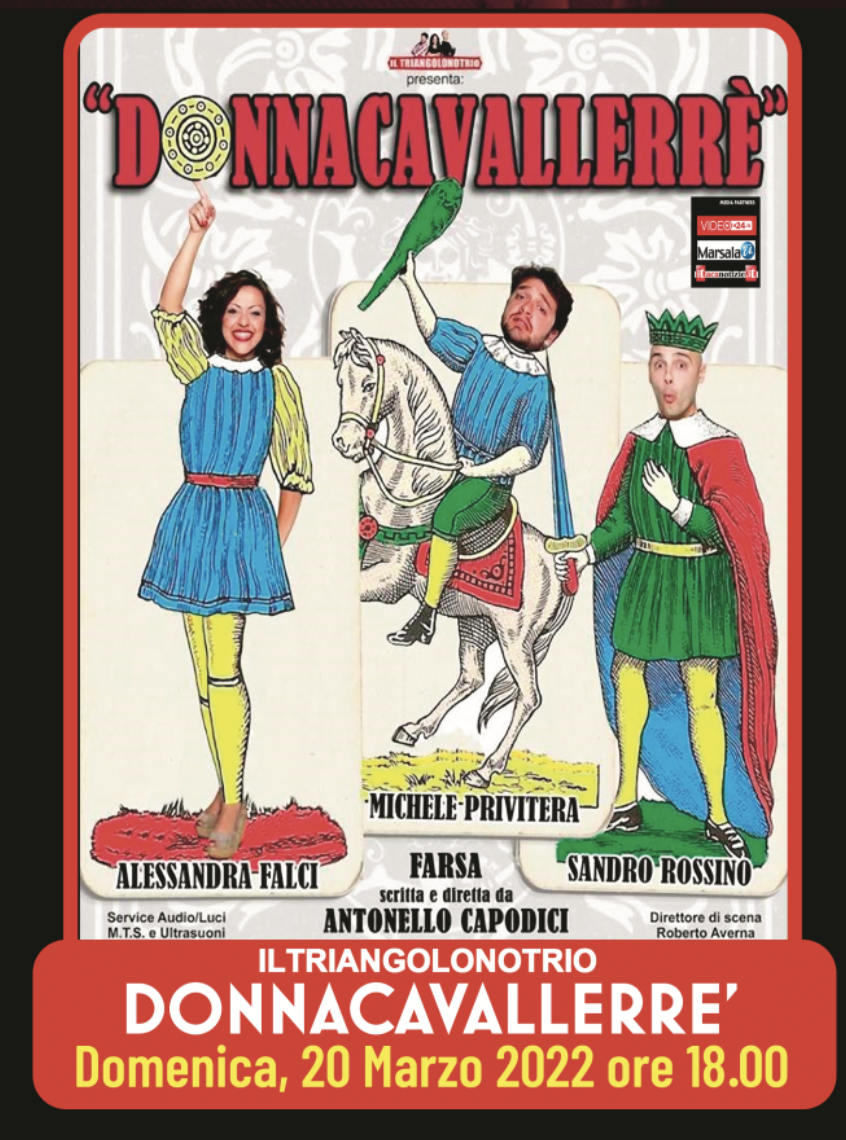 All’Impero riparte la rassegna “Lo Stagnone” con Donnacavallerrè e il  Triangolonotrio
