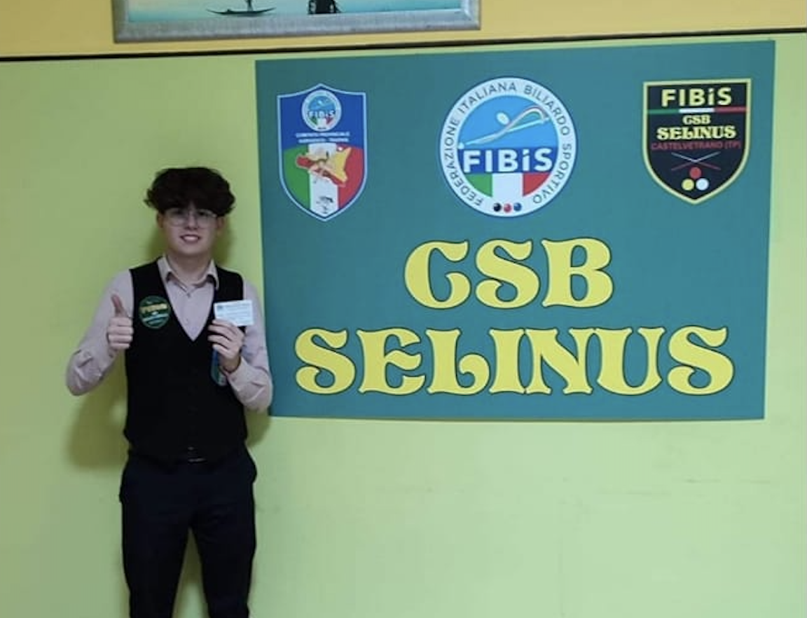 Biliardo: il marsalese Emanuel Cucchiara vola all’Euro Youth