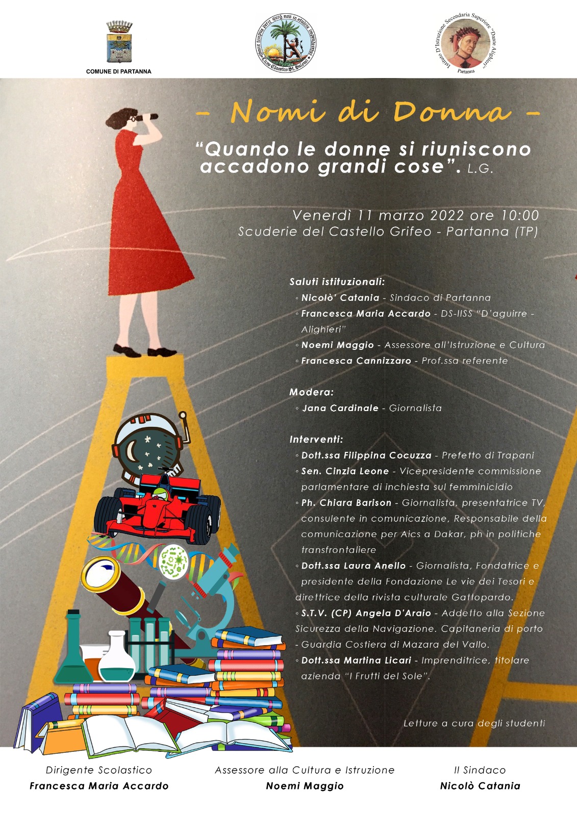 A Partanna l’incontro “Nomi di Donna – Quando le donne si riuniscono succedono grandi cose”