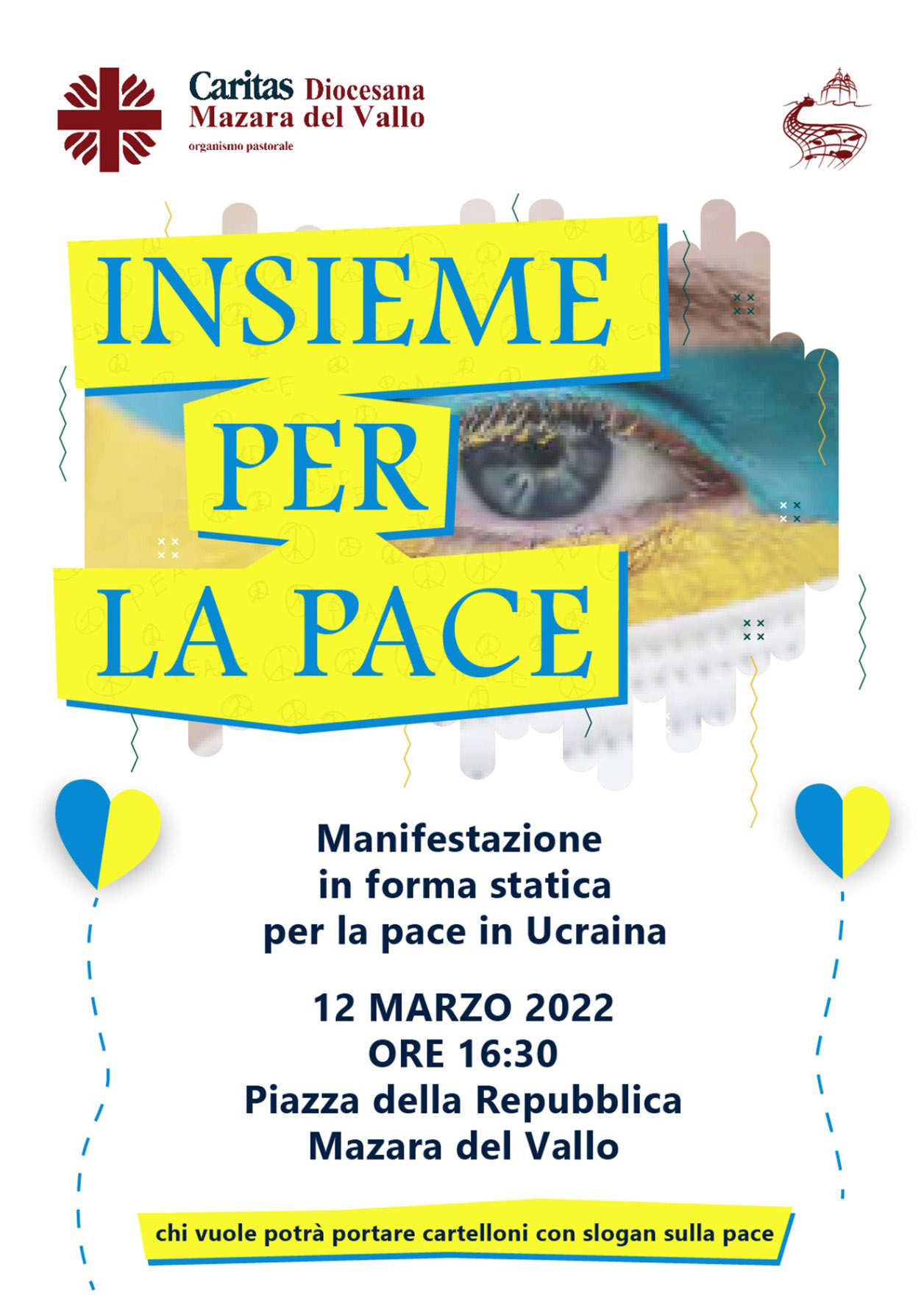 Insieme per la Pace, a Mazara raduno il 12 marzo