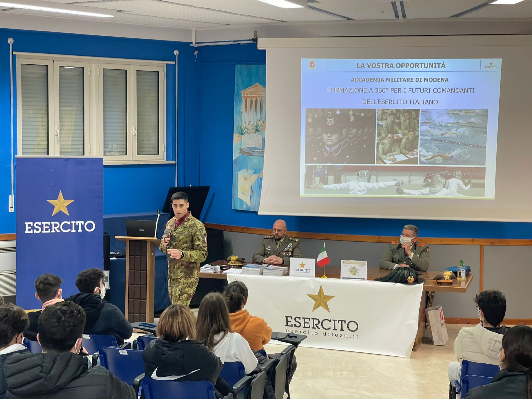 L’Esercito entra al Liceo Scientifico “Ruggieri” di Marsala per la formazione