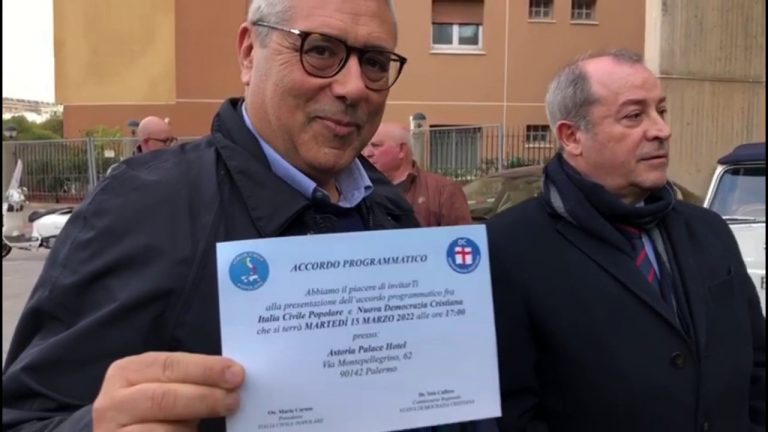 Cuffaro “Vogliamo il 10 per cento alle comunali di Palermo e Messina”
