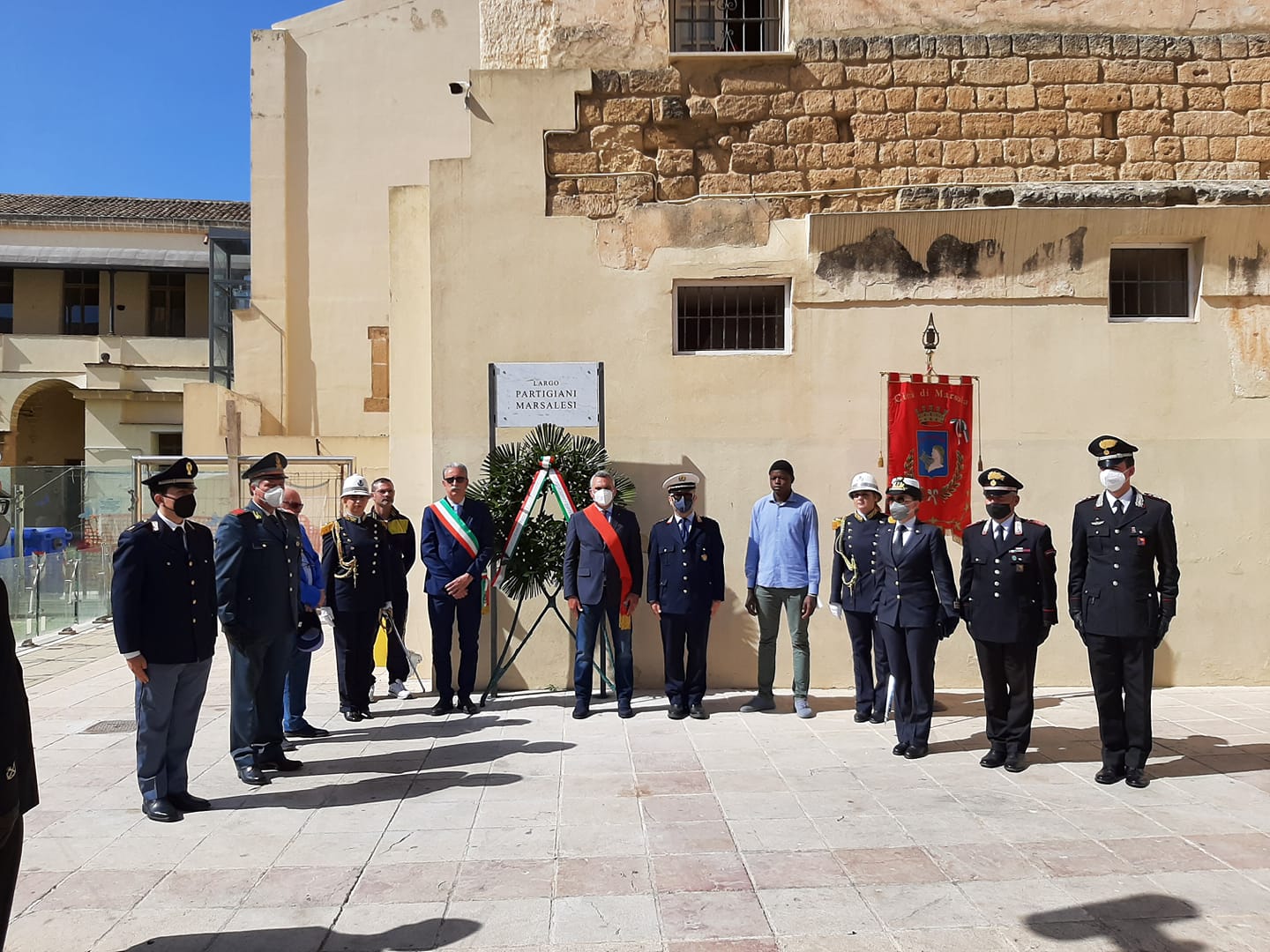 Il 25 Aprile celebrato inaugurando Largo Partigiani Marsalesi