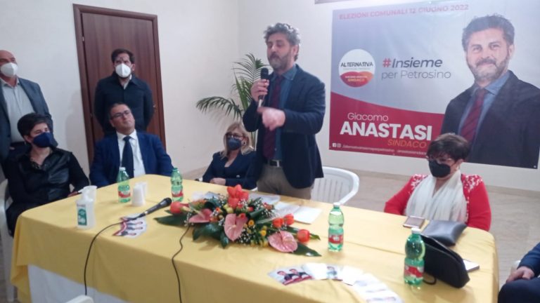 Petrosino, presentata la candidatura a sindaco di Giacomo Anastasi. VIDEO