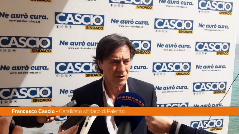 Comunali Palermo, Cascio “Vogliamo tutto il centrodestra unito”