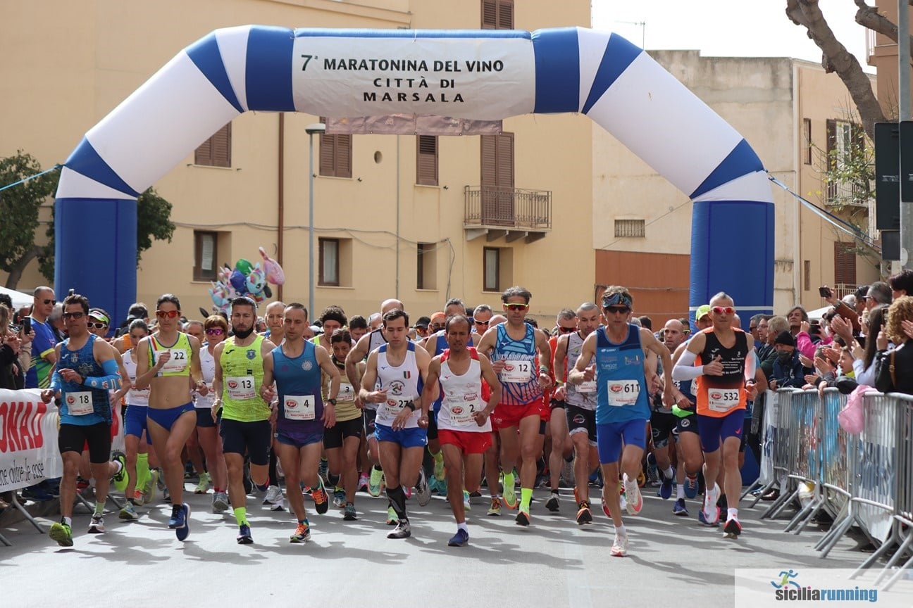 7° Maratonina del Vino, a Marsala un grande successo