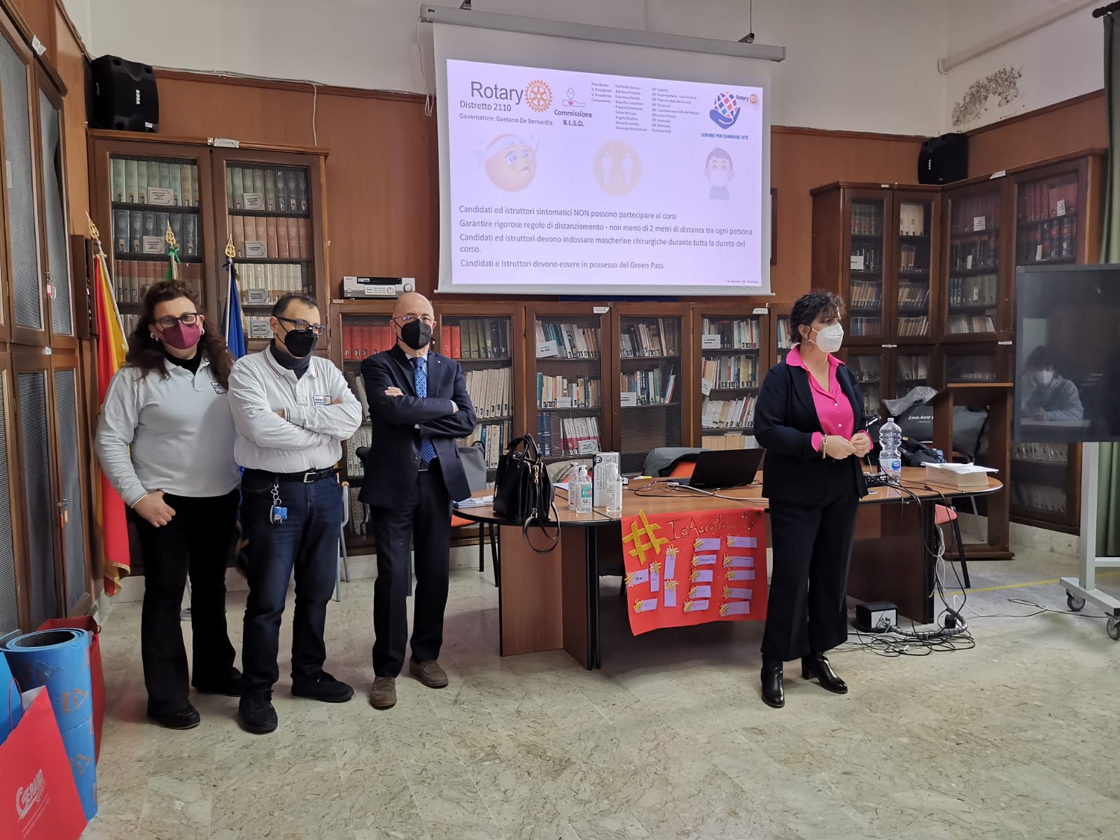 Il Rotary Marsala entra al Liceo Classico per le nozioni di primo soccorso