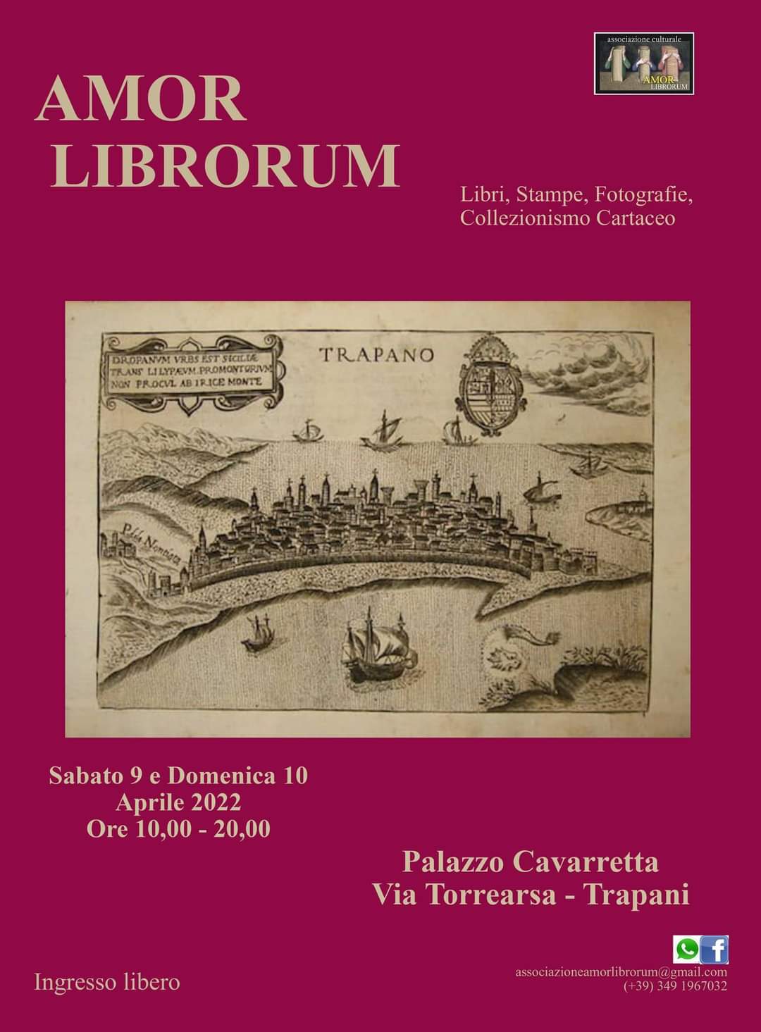 Trapani: a Palazzo Cavaretta la mostra antiquaria Amor Librorum