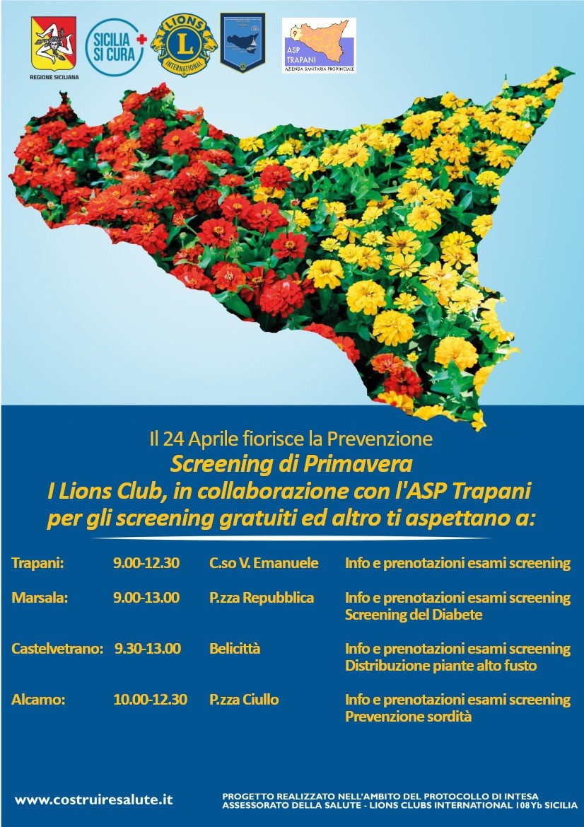 A Marsala e in Provincia screening gratuiti del diabete con il Lions Club