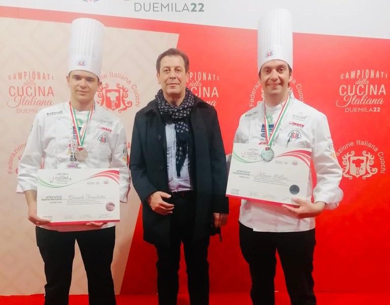Campionati di Cucina Italiana: il team del “Damiani” di Marsala è argento