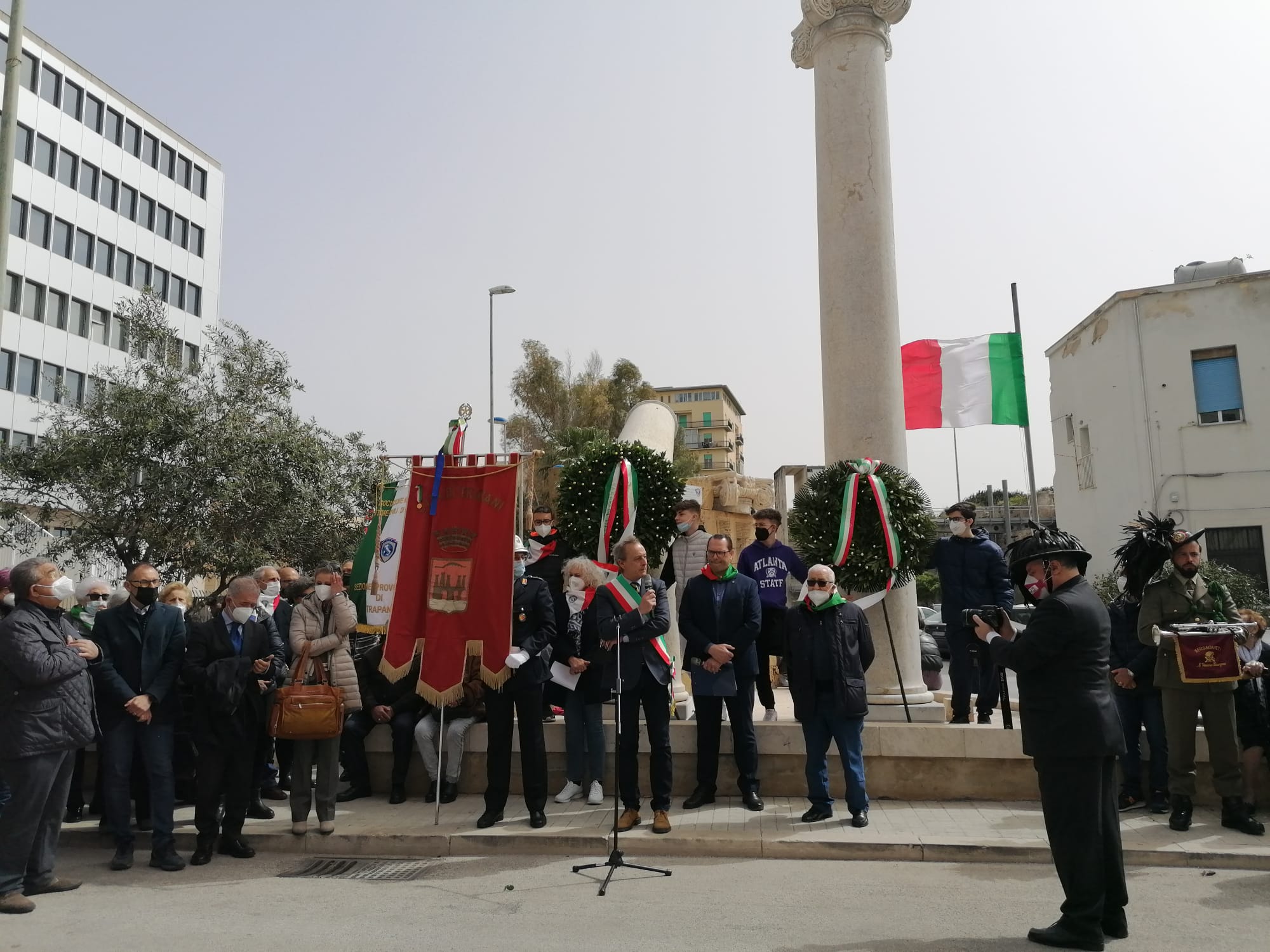 Giornate della Memoria trapanese, scoperte le targhe con 510 caduti