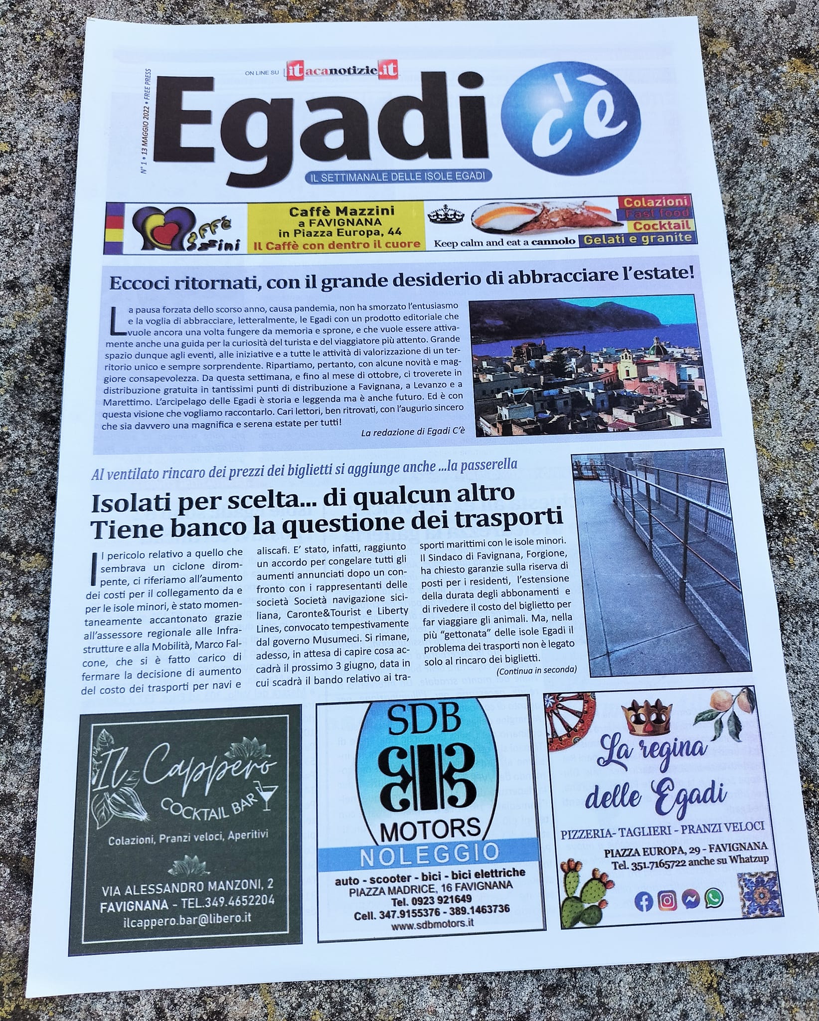 Egadi C’è: eccoci ritornati, con il grande desiderio di abbracciare l’estate!