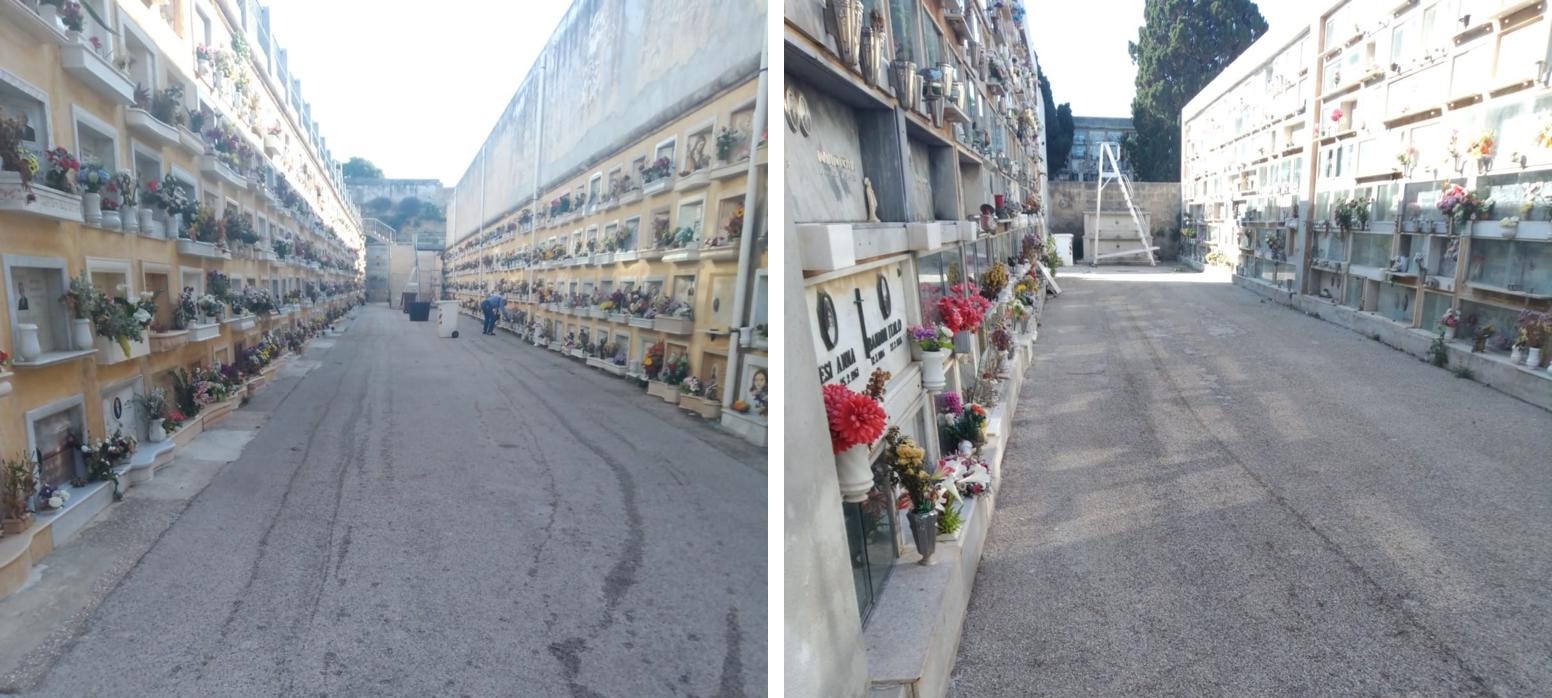 Al Cimitero di Marsala nuove scale, saranno collocate nei viali